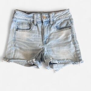 Light Blue American Eagle  Women's High Rise Shorts